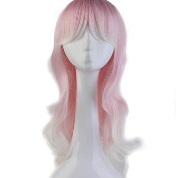 ?Guna Pink & White  FESTIVAL BANG  WIG?? *NWT* main image 4